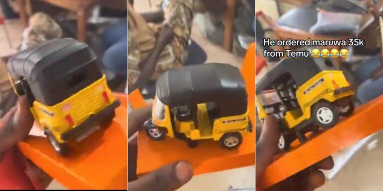 Online Order Shock: Man Receives Toy Keke Napep for N35,000