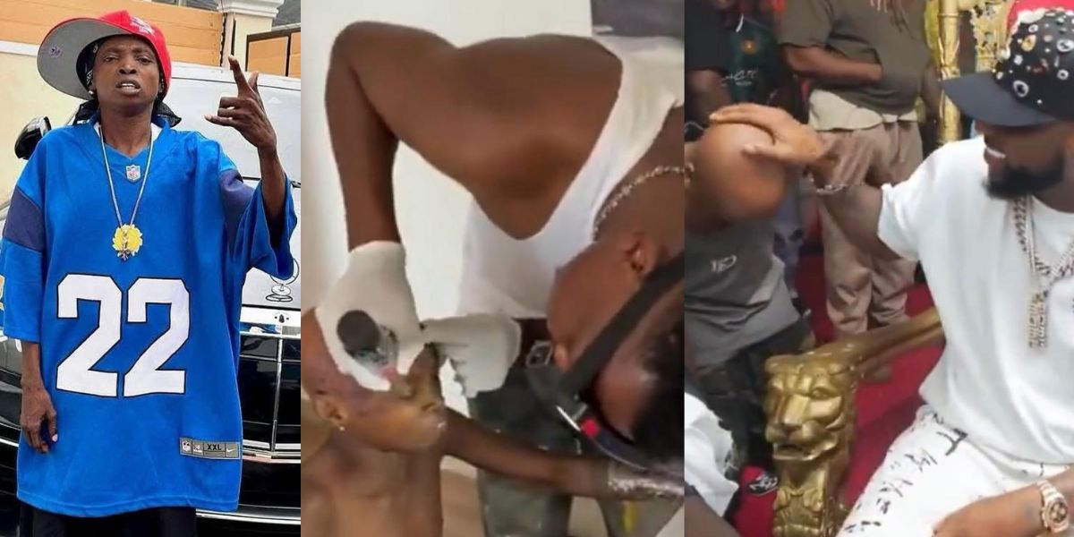 Kolu Tattoos Davido's Head Touch Following Viral Livestream Moment