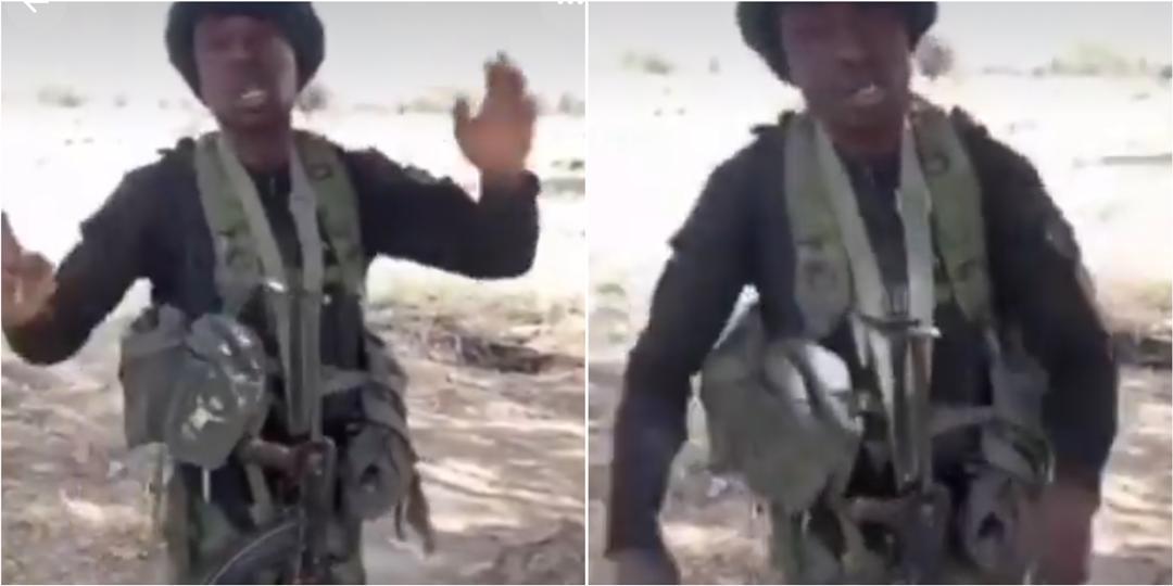 Nigerian military officer advising citizens on voting for leaders in 2027