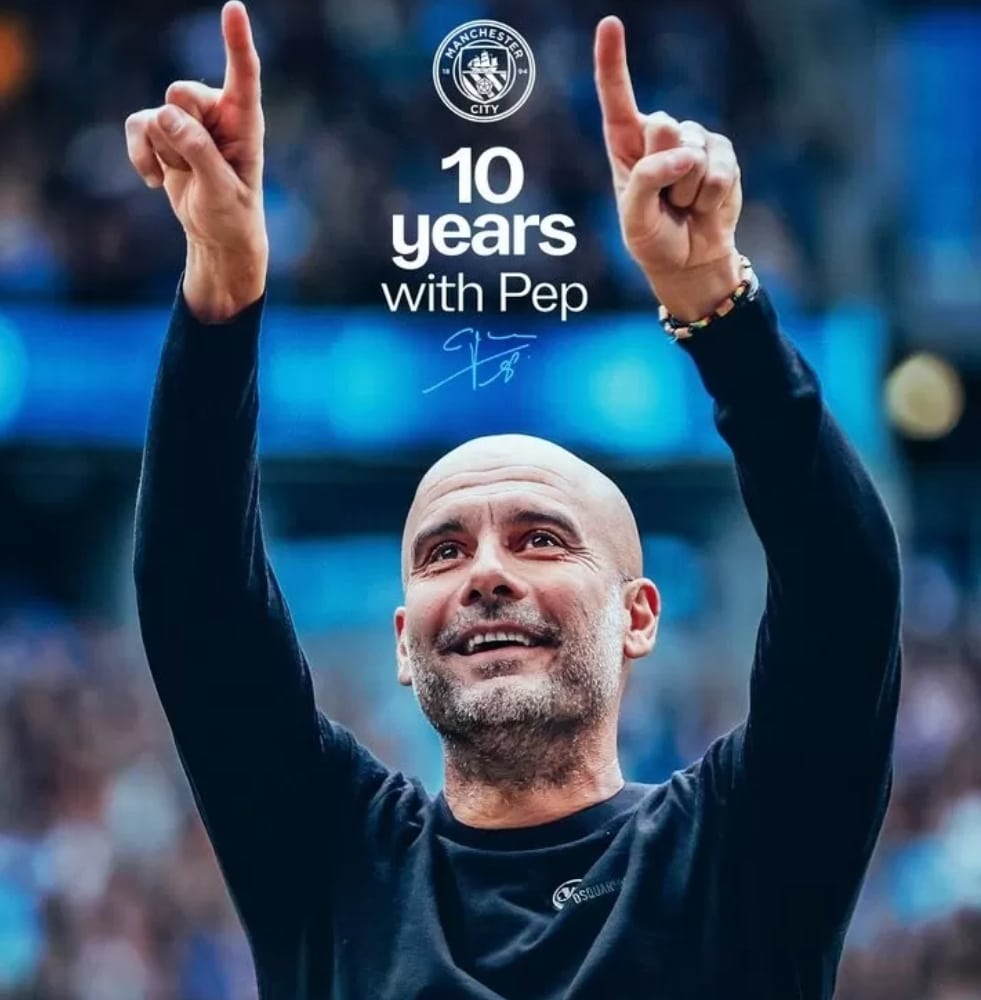 Manchester City Honours Pep Guardiola with Statue and Renamed North Stand