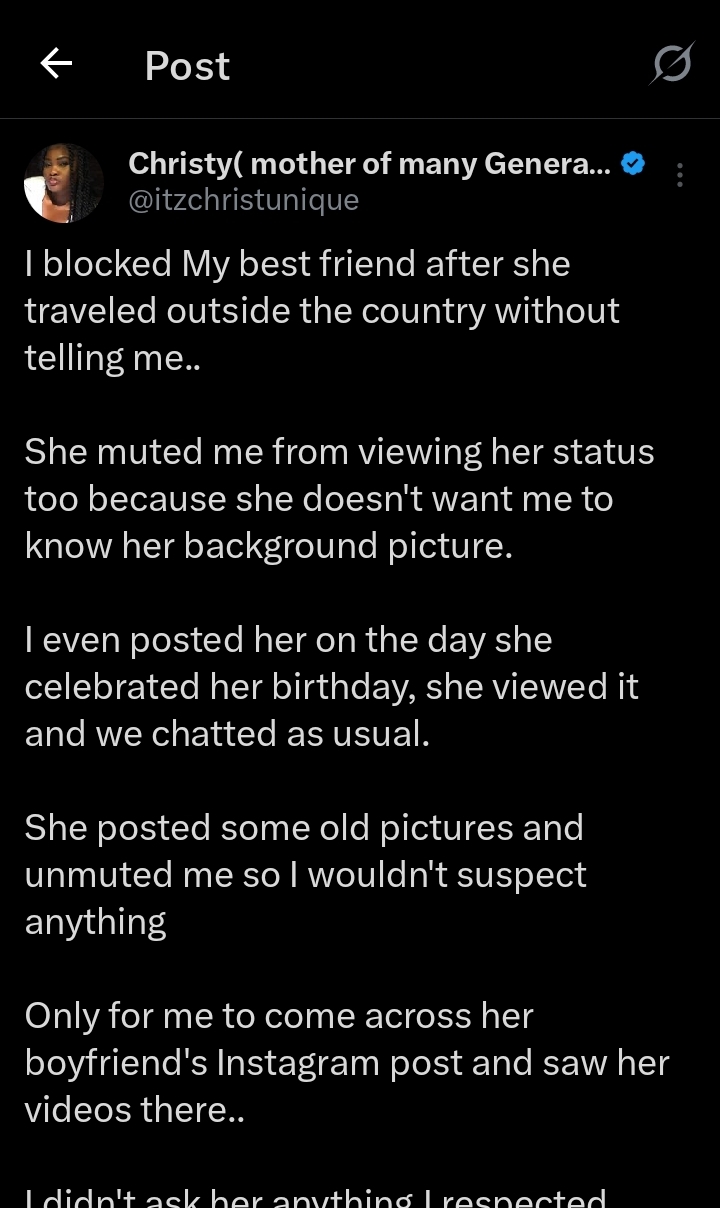 Screenshot of reactions