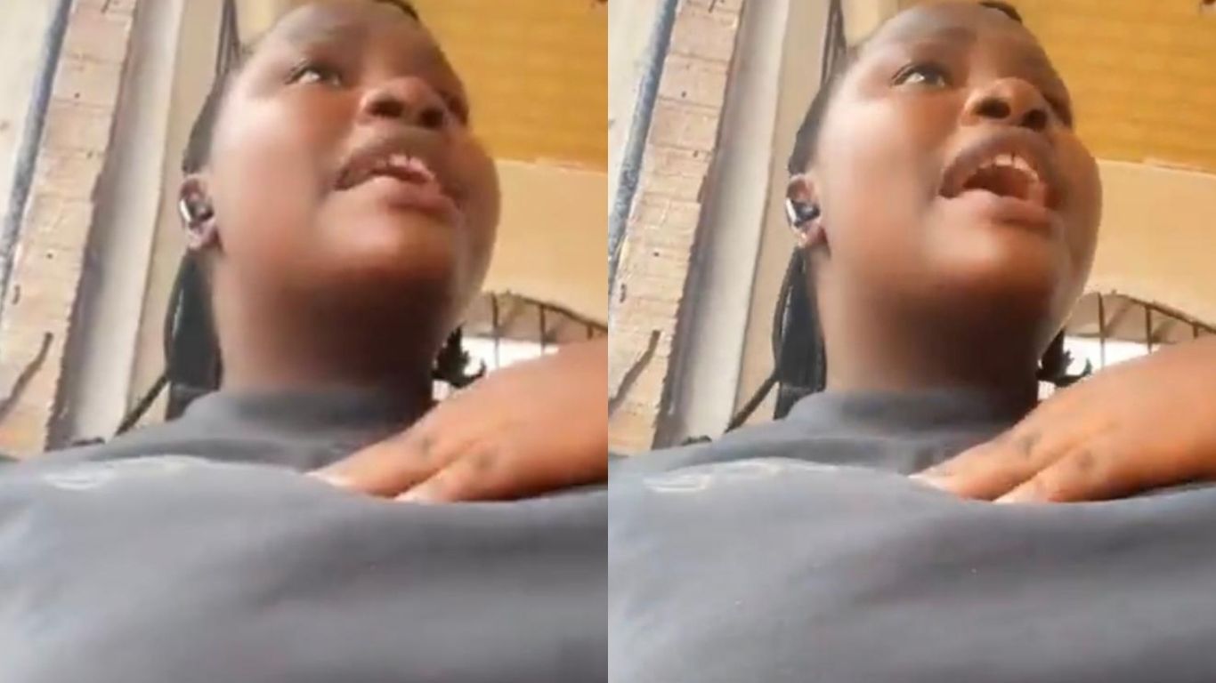 Lady defending boyfriend after alleged assault