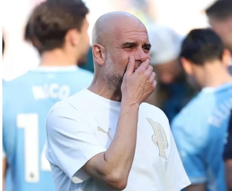 Pep Guardiola Says Emotional Farewell to Man City Fans After EPL Final Day Loss