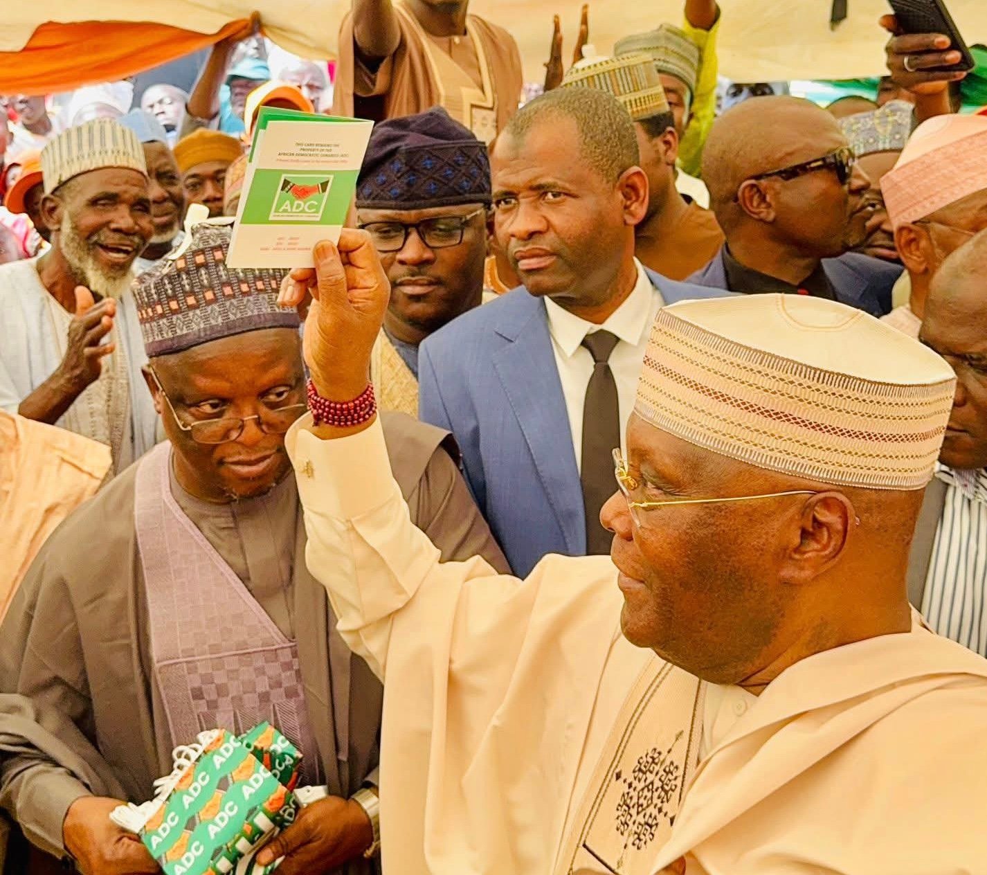 Atiku Abubakar Votes in ADC Presidential Primary, Shares Video on X