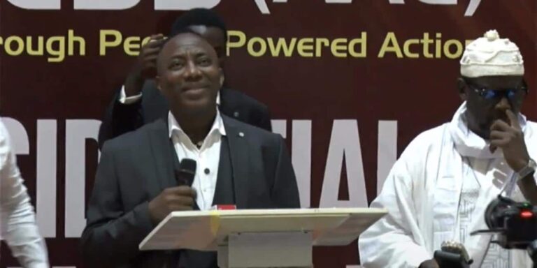 Omoyele Sowore Steps Down as AAC National Chairman, Samuel Ajeigbe Appointed