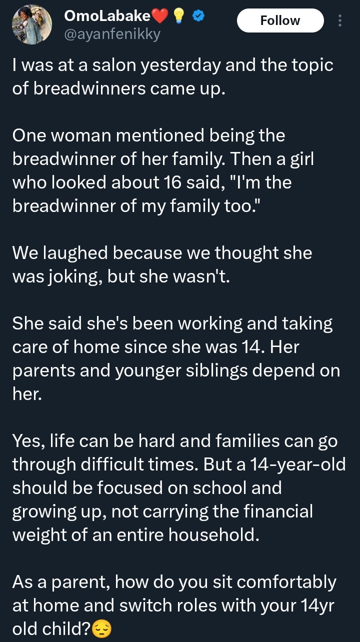 Screenshot showing a teenage girl