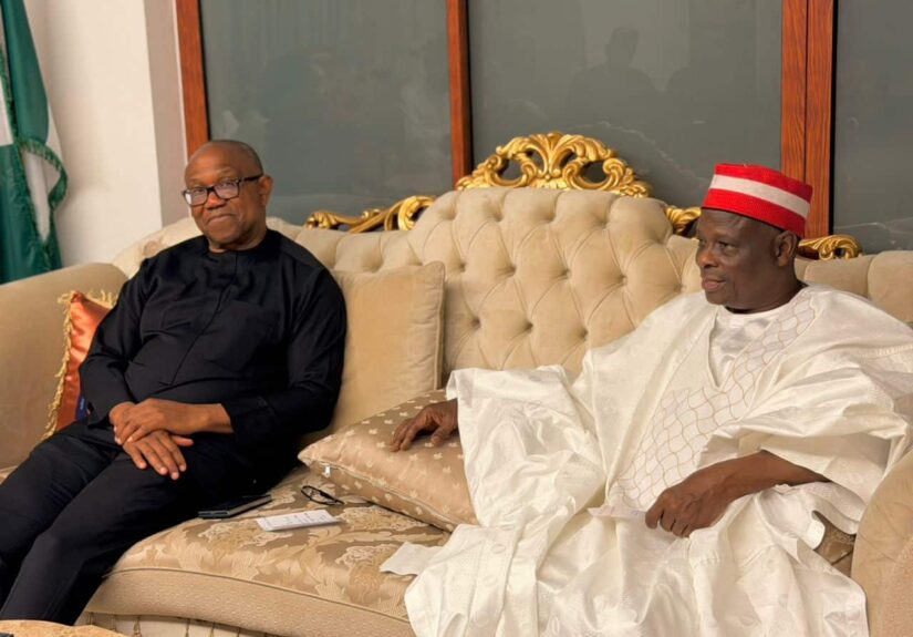 Kwankwaso Hosts Peter Obi in Abuja, Discusses NDC Unity and National Issues