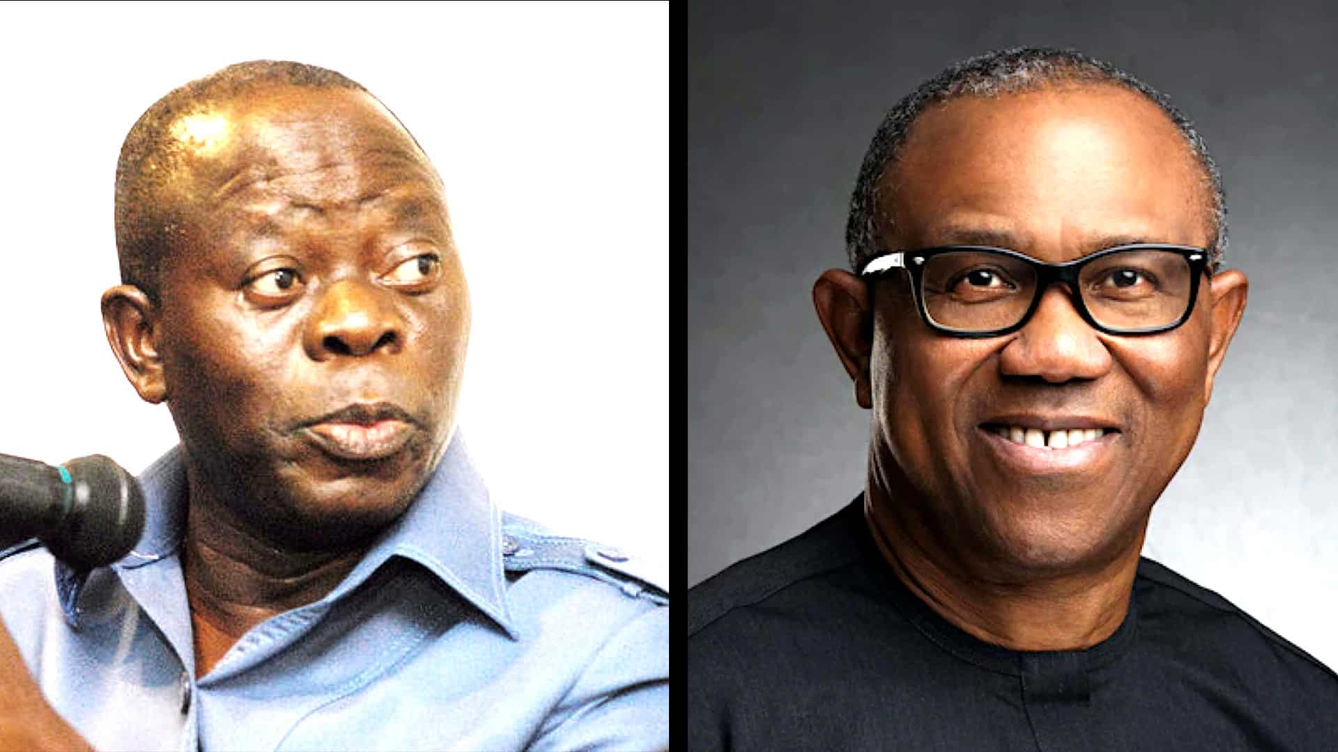 Oshiomhole Says Peter Obi Cannot Be Trusted Based on His Words Alone
