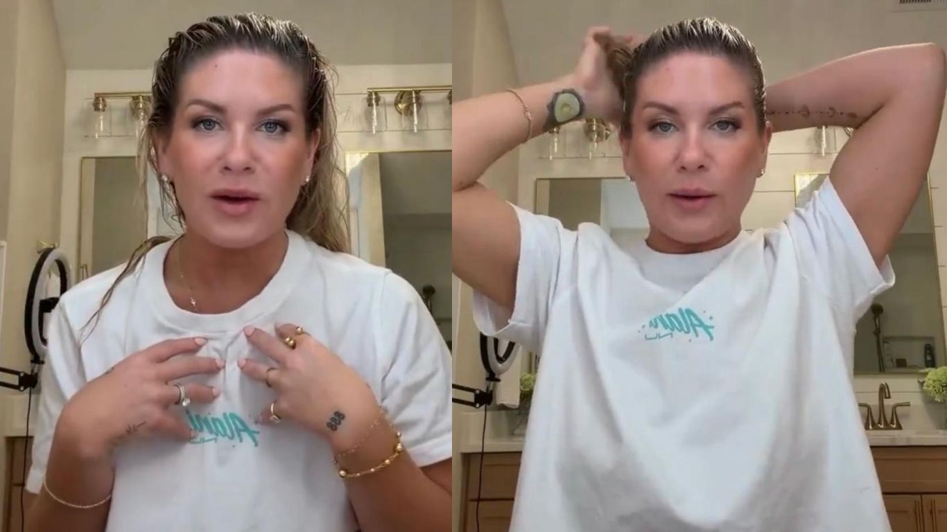 Woman discussing her relationship while still married