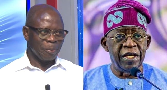 Oshiomhole Reveals Tinubu’s Relocation During Buhari’s Rule and Criticises Akpabio’s Senate Leadership