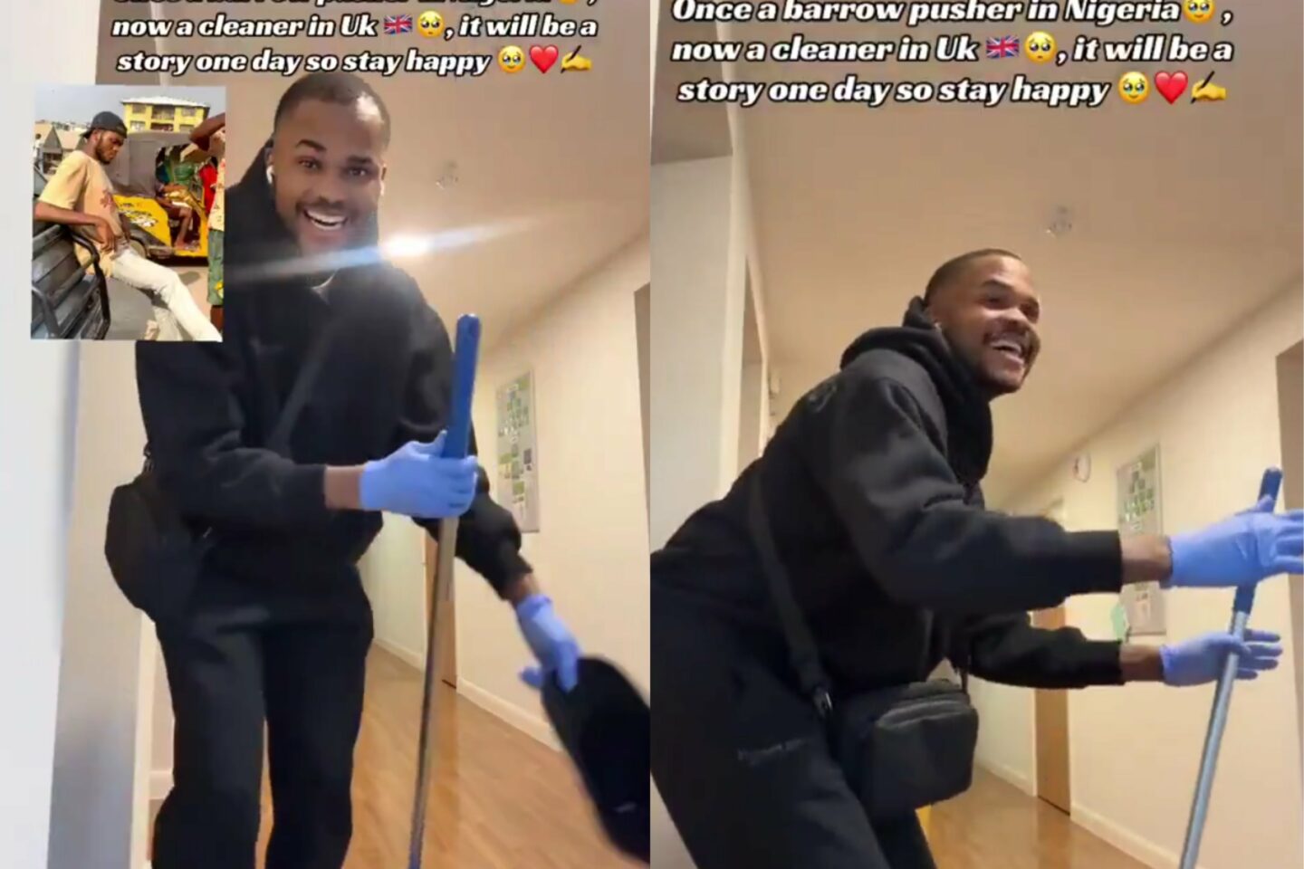 From Barrow Pusher in Nigeria to Cleaner in the UK: A Tale of Perseverance