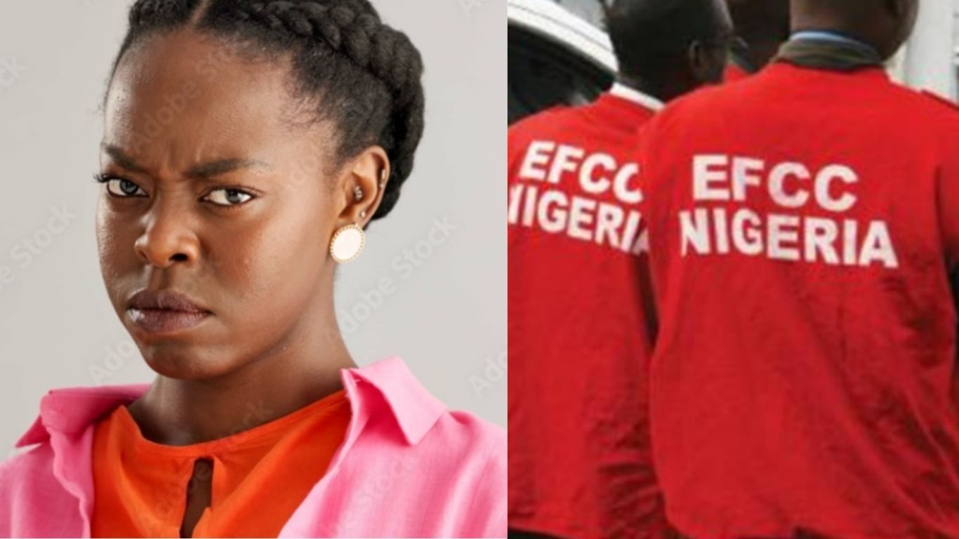 Nigerian lady discussing her ex-boyfriend
