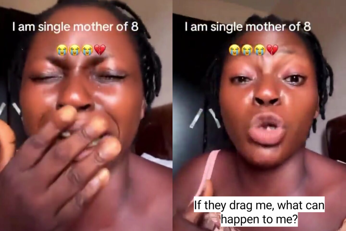 Woman Shares Heartbreak Over Becoming Single Mother of Eight Children