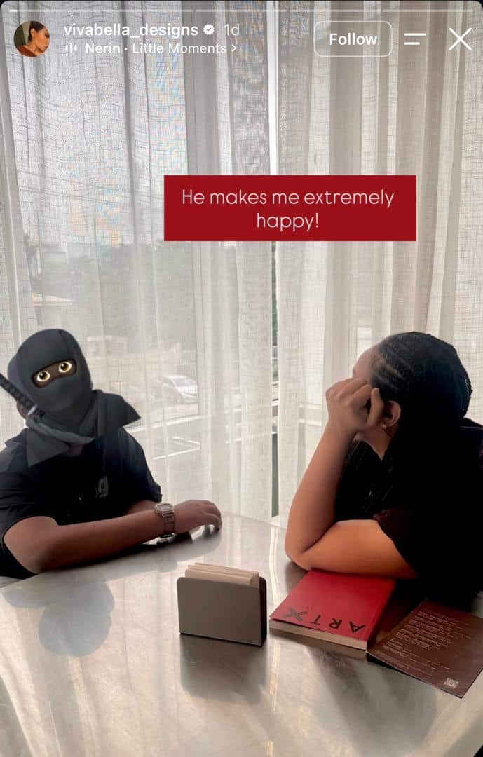 Second photo shared by Sandra Onyenucheya on Instagram story