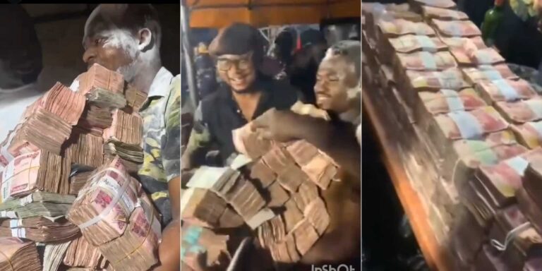 Ladipo Market Traders Unite to Gift Cash to Colleague After Newborn Arrival