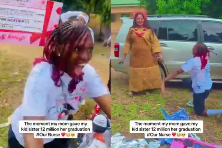 Mother’s ₦12 Million Surprise for Nursing Graduate Goes Viral