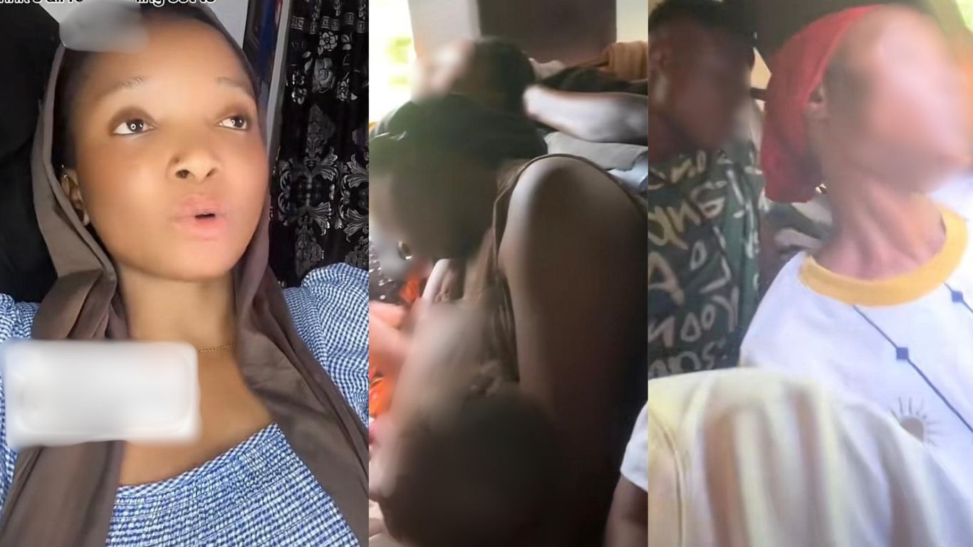 Nigerian woman recounting alleged kidnapping scare on Akure road