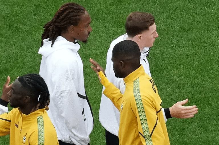 England Defender Djed Spence Appears to Ignore Thomas Partey Handshake Before World Cup Clash