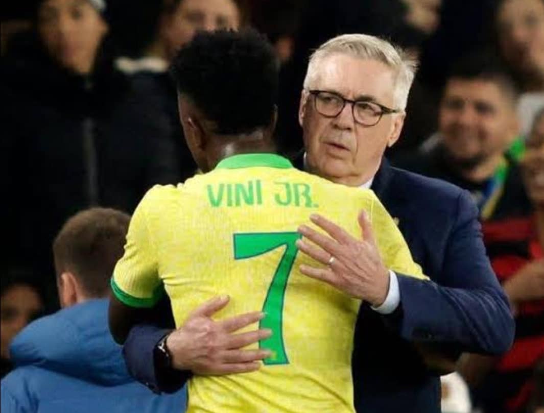 Ancelotti Praises Vinicius Junior as World-Class Star Following Brazil's 3-0 Win Over Scotland