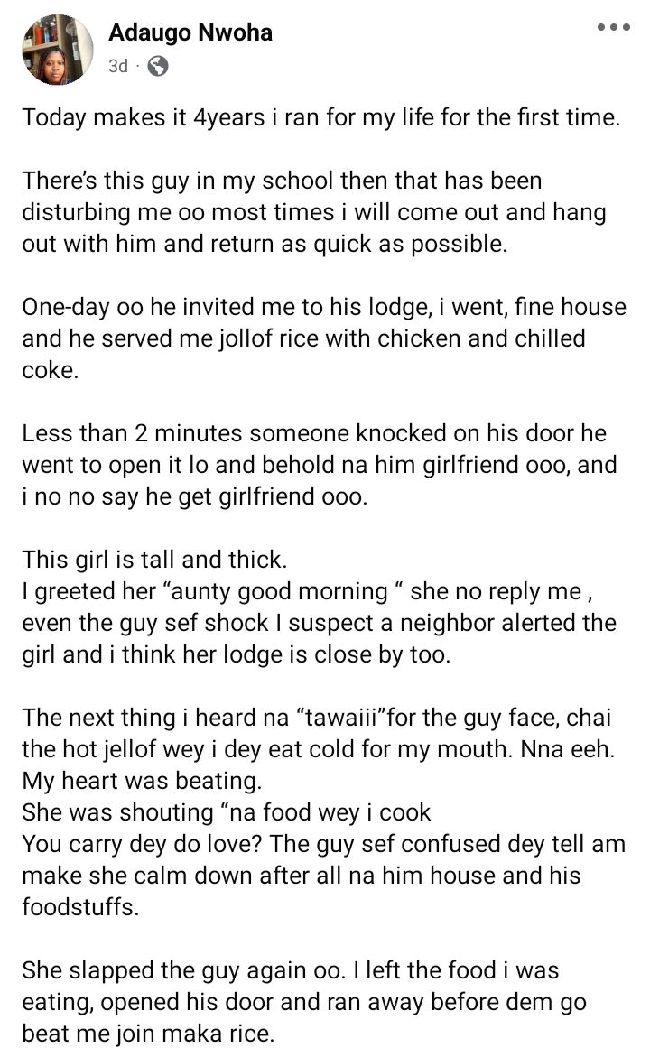 Screenshot of social media post related to the story