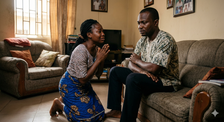 Husband Demands Wife Kneel and Apologize to His Sisters Before Returning Home
