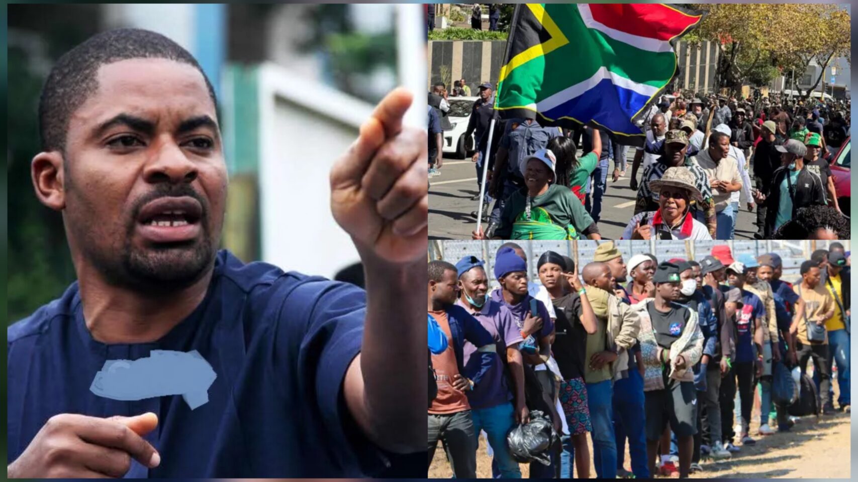 Deji Adeyanju Slams South African Xenophobia Protests, Warns Women May Flee to Lagos and Abuja