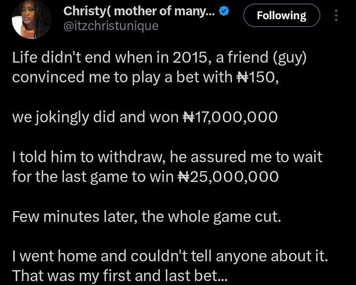 Screenshot of betting slip showing ₦17 million
