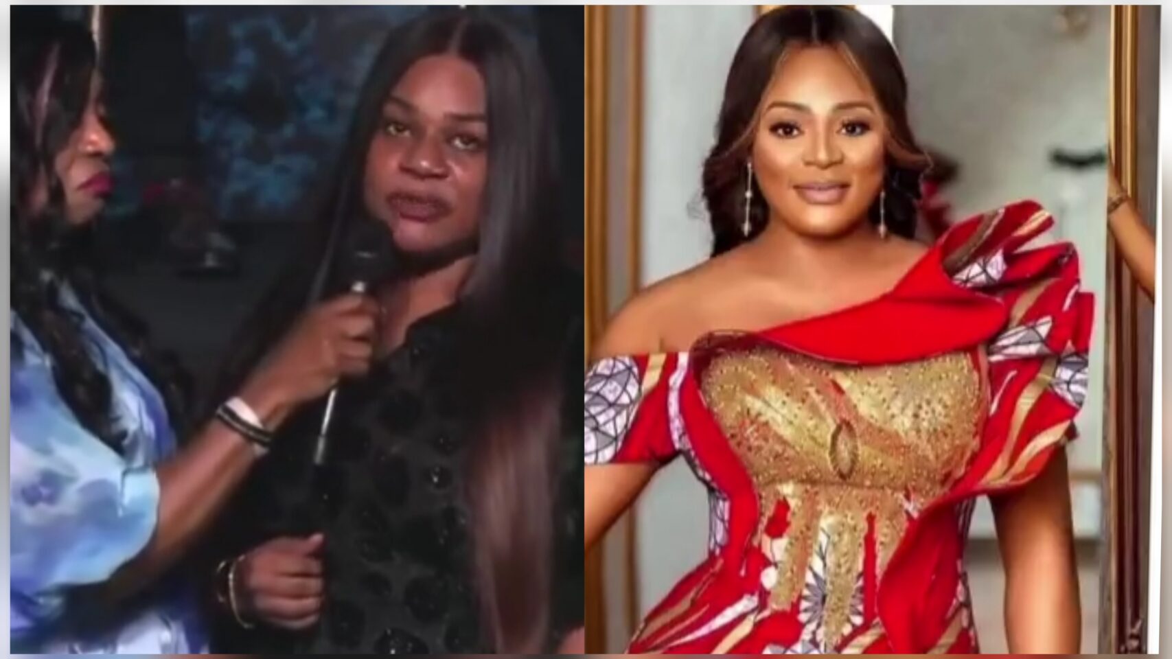 Ejiro posing in her fashion studio