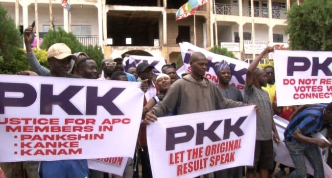 APC Members Protest Alleged Imposition of Plateau Reps Candidate in Pankshin-Kanke-Kanam Constituency