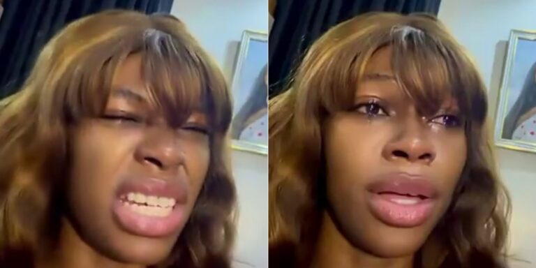 Woman devastated after surprise visit to boyfriend in Ibadan reveals infidelity
