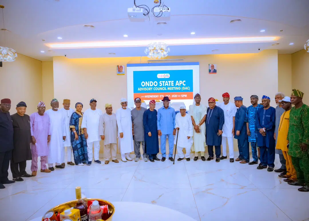 Ondo APC Leaders Rally Behind Governor Aiyedatiwa to Reconcile Party Members