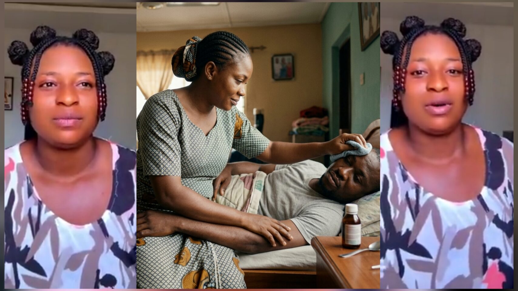 Nigerian woman sharing love gestures