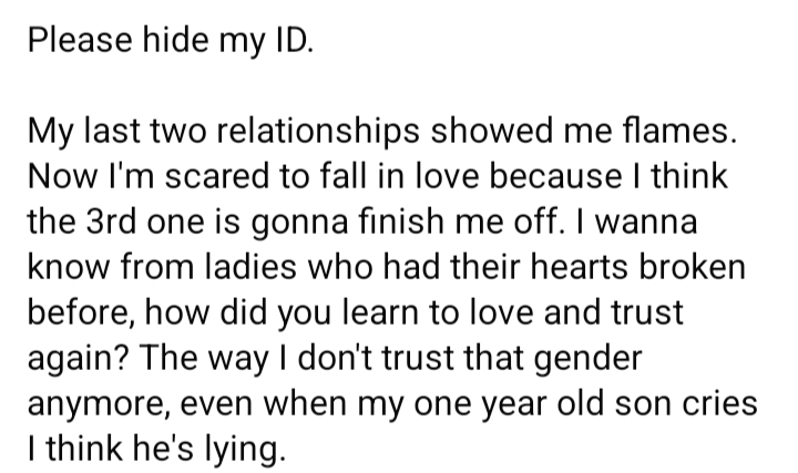 Screenshot of the post
