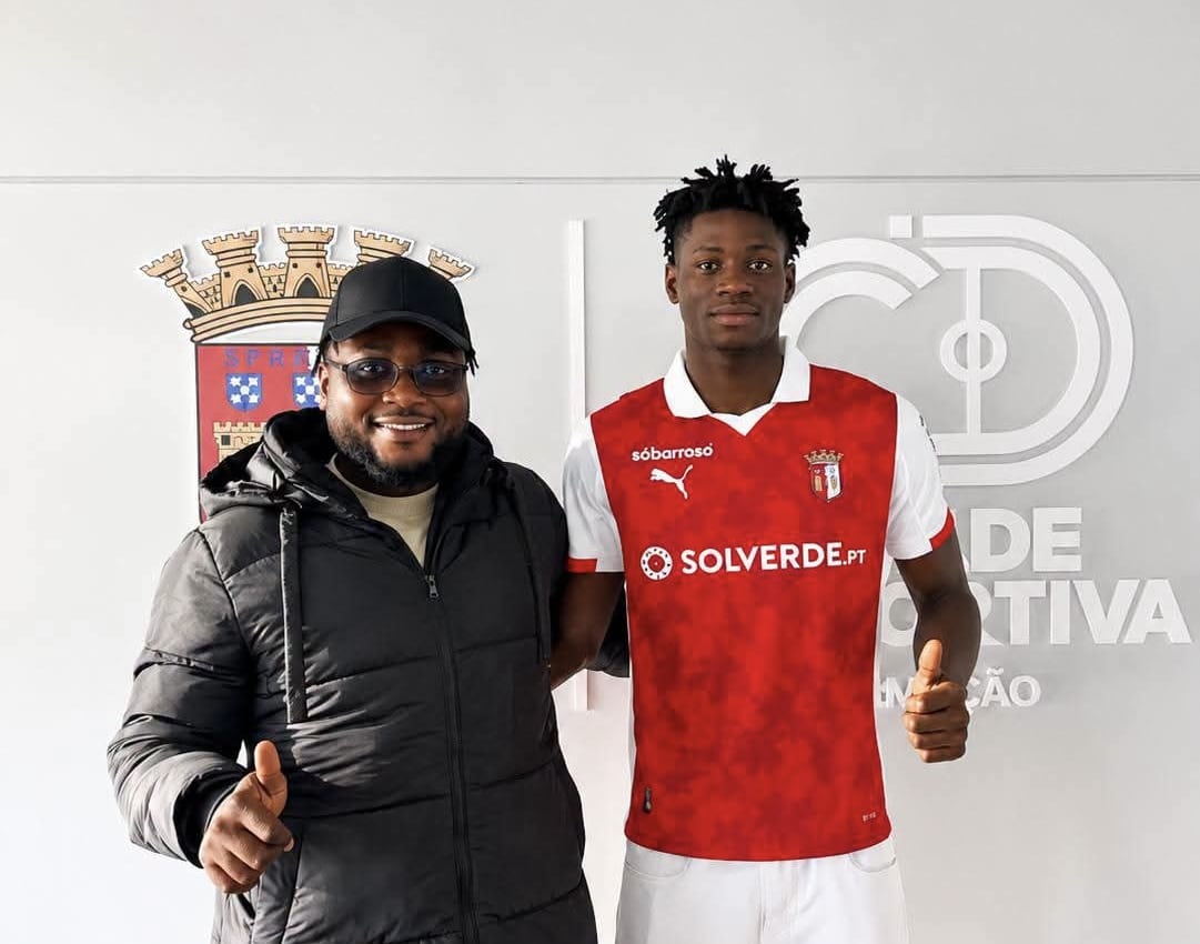 Braga Signs Teenage Defender Adebisi Olamikun from Inter Lagos as Arokodare Rejects Trabzonspor Move