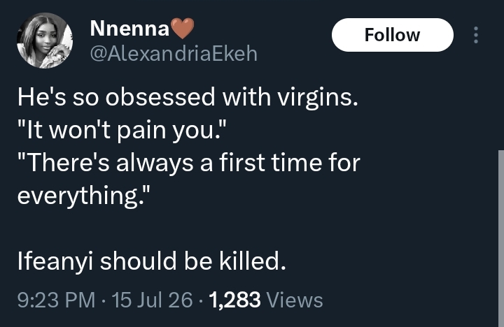 Screenshot of Nnenna's comment wishing she had today's technology in 2018