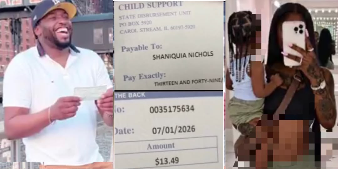 Father discussing child support case