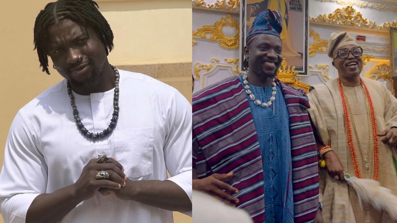 VeryDarkMan Explains His Visit to the Oba of Iwo Amid Bandit Allegations and New Chieftaincy Duties