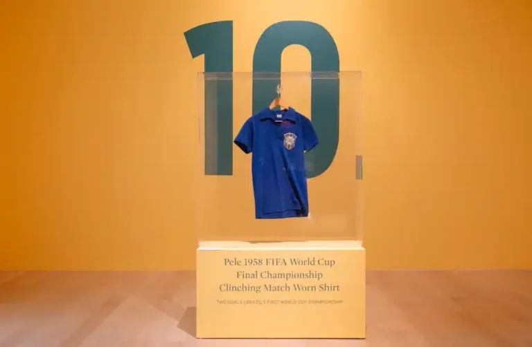 Pelé’s 1958 FIFA World Cup Final Jersey Sells for Record $4.9 Million at Auction