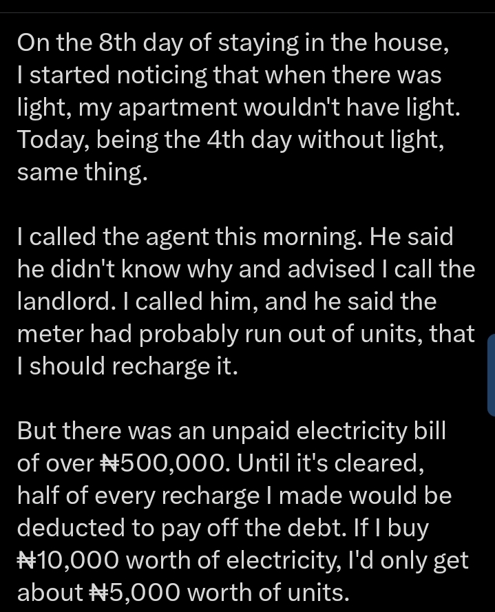 Screenshot of post