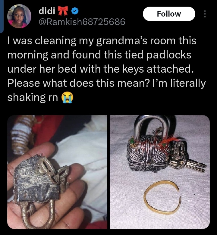 Screenshot of reactions to the padlock discovery tweet