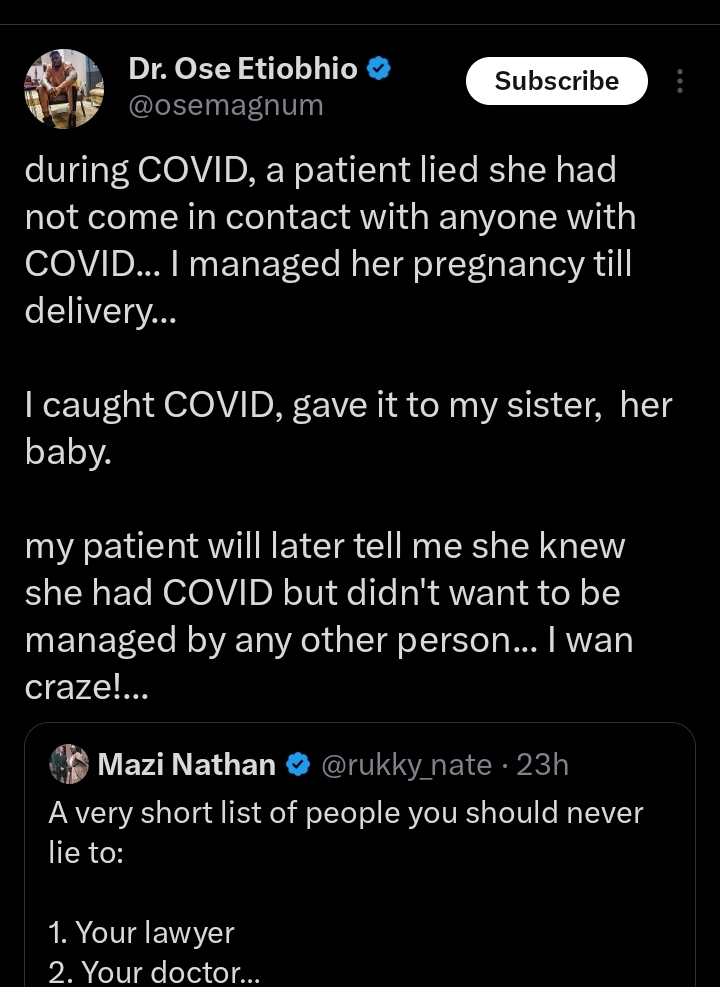 Screenshot of reactions