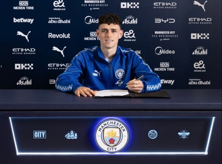 Phil Foden Signs New Manchester City Deal Until 2030