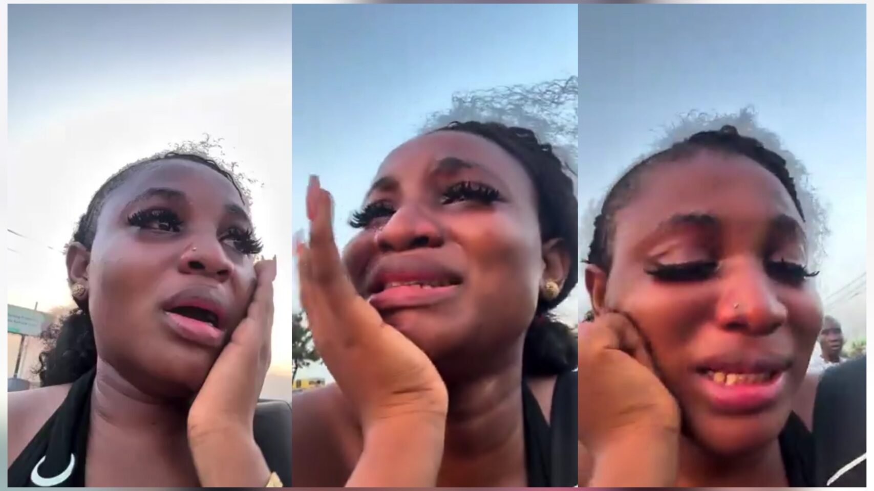 Nigerian businesswoman with goods