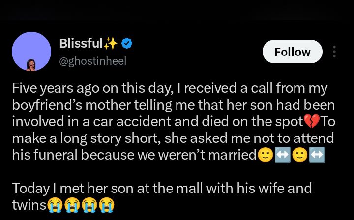 Screenshot of the viral social media post