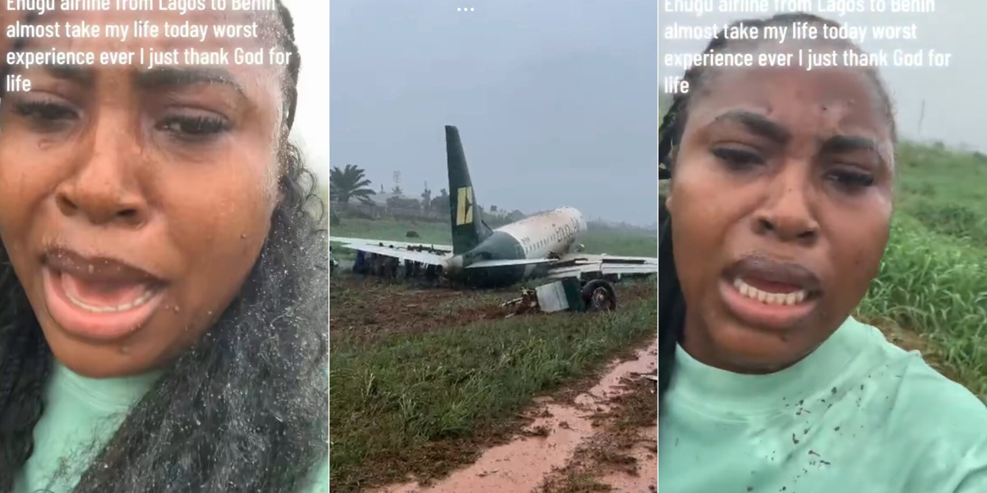 Survivor Shares Harrowing Experience After Enugu Air Crash Landing at Benin Airport