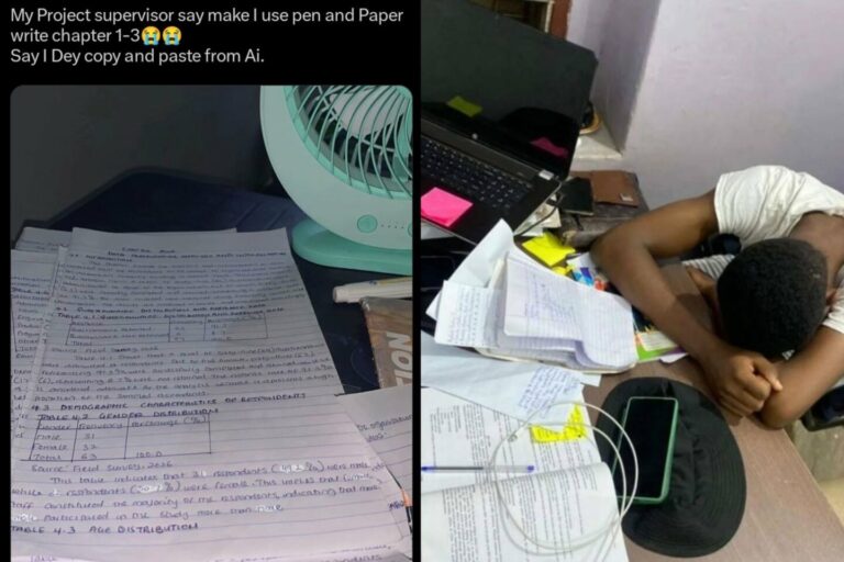 Student Forced to Handwrite First Three Chapters After Supervisor Suspects AI Use