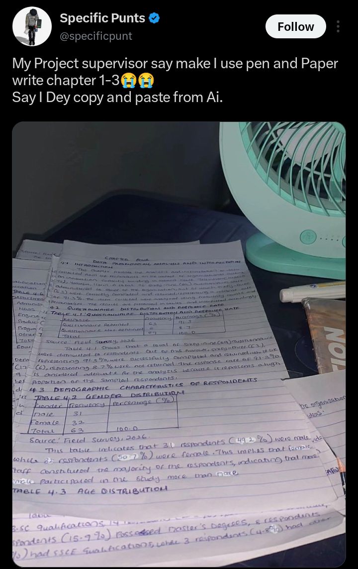 Screenshot showing handwritten project pages spread across a table.