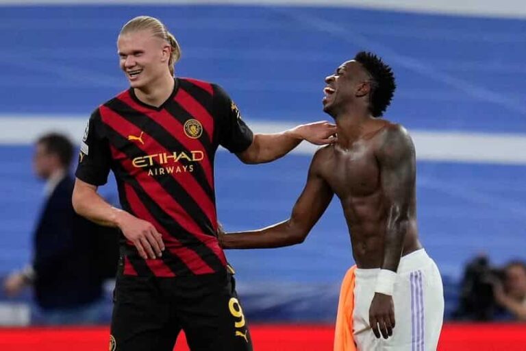 Vinicius Junior’s ‘See You Soon’ Message to Erling Haaland Sparks Real Madrid Transfer Rumours