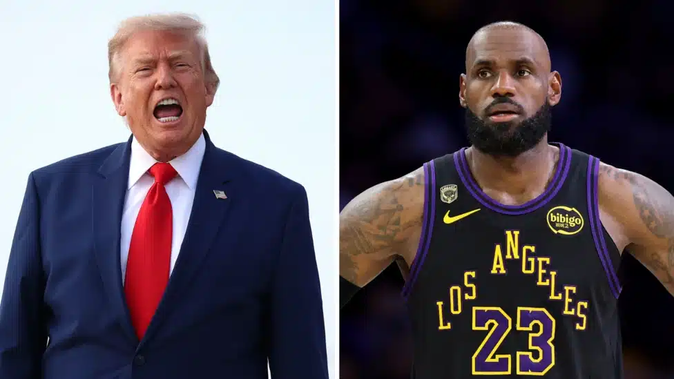 Trump Calls LeBron James 'Maybe a Racist' After Signing with 76ers