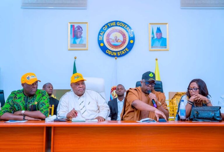 Osun Governor Adeleke and Accord Party Endorse Tinubu for 2027 Presidency